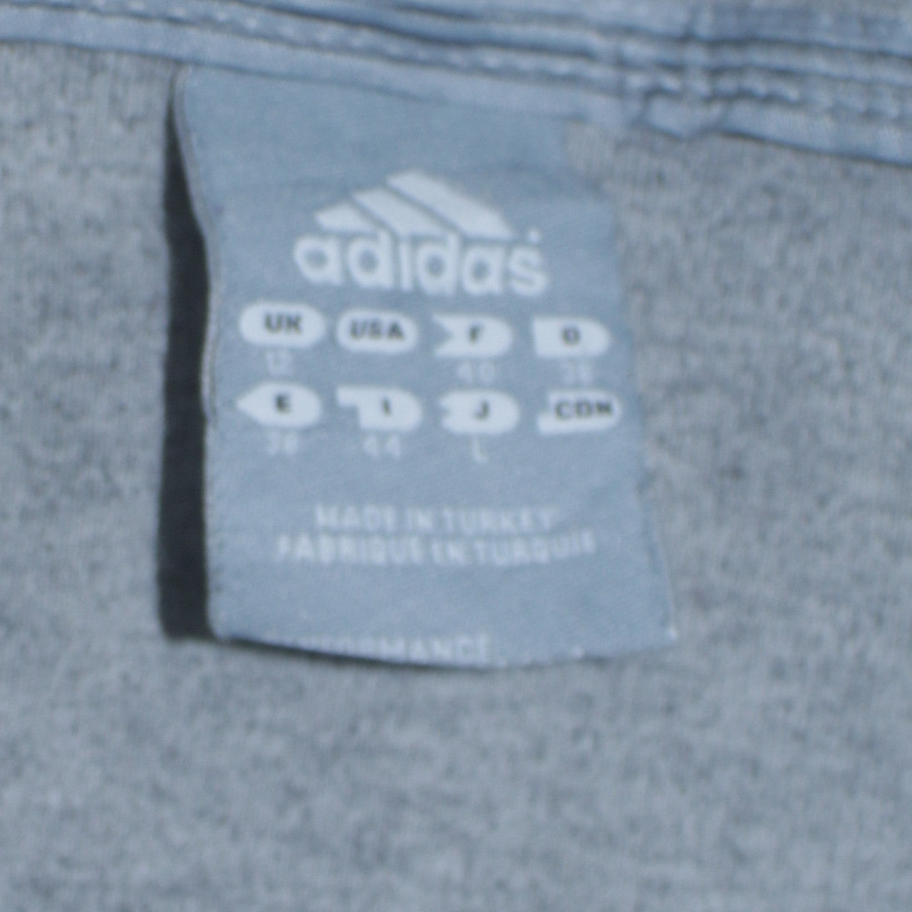 Adidas Women’s Grey Full Zip Hoodie Size 12 Lined Hooded Sweatshirt
