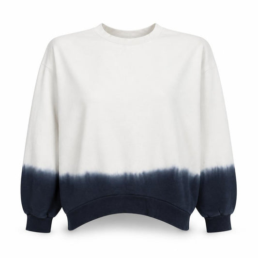 Levi's Womens Ivory Blue Tie-Dye Pullover Sweatshirt XS