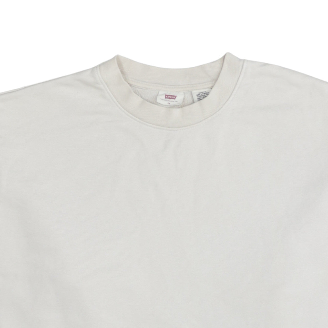 Levi's Womens Ivory Blue Tie-Dye Pullover Sweatshirt XS