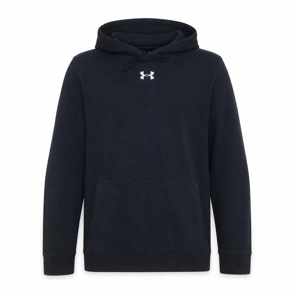 Under Armour Mens Black Pullover Hoodie Small Loose Fit ColdGear Fleece