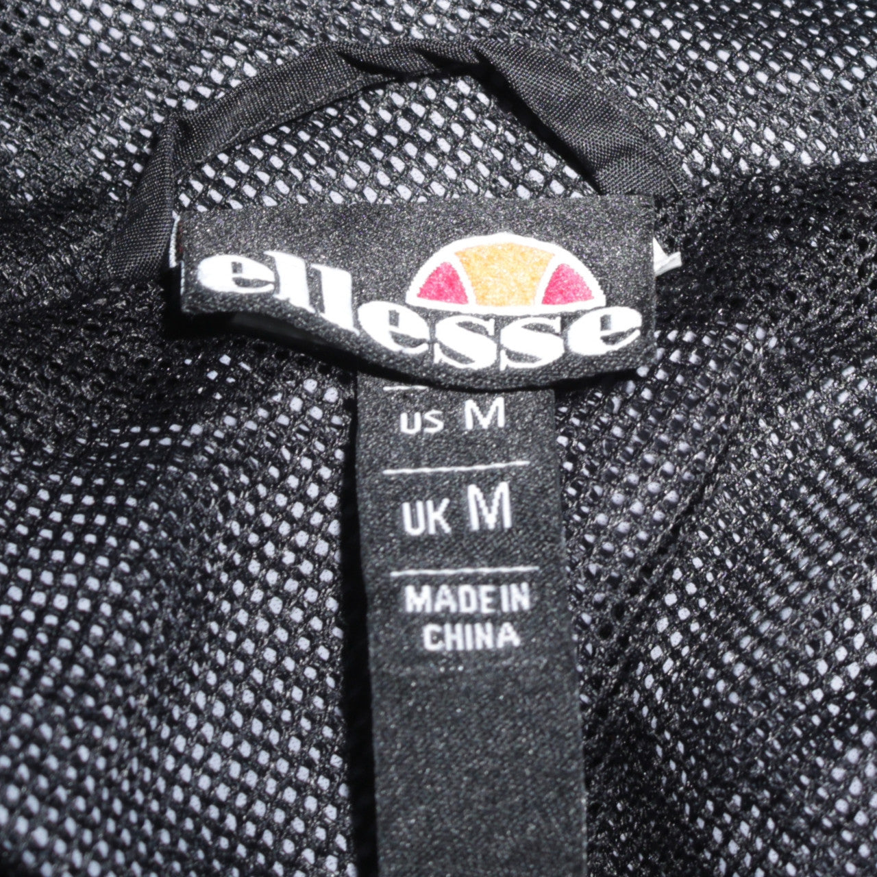 Ellesse Men's Black Pullover Hooded Half Zip Sweatshirt M