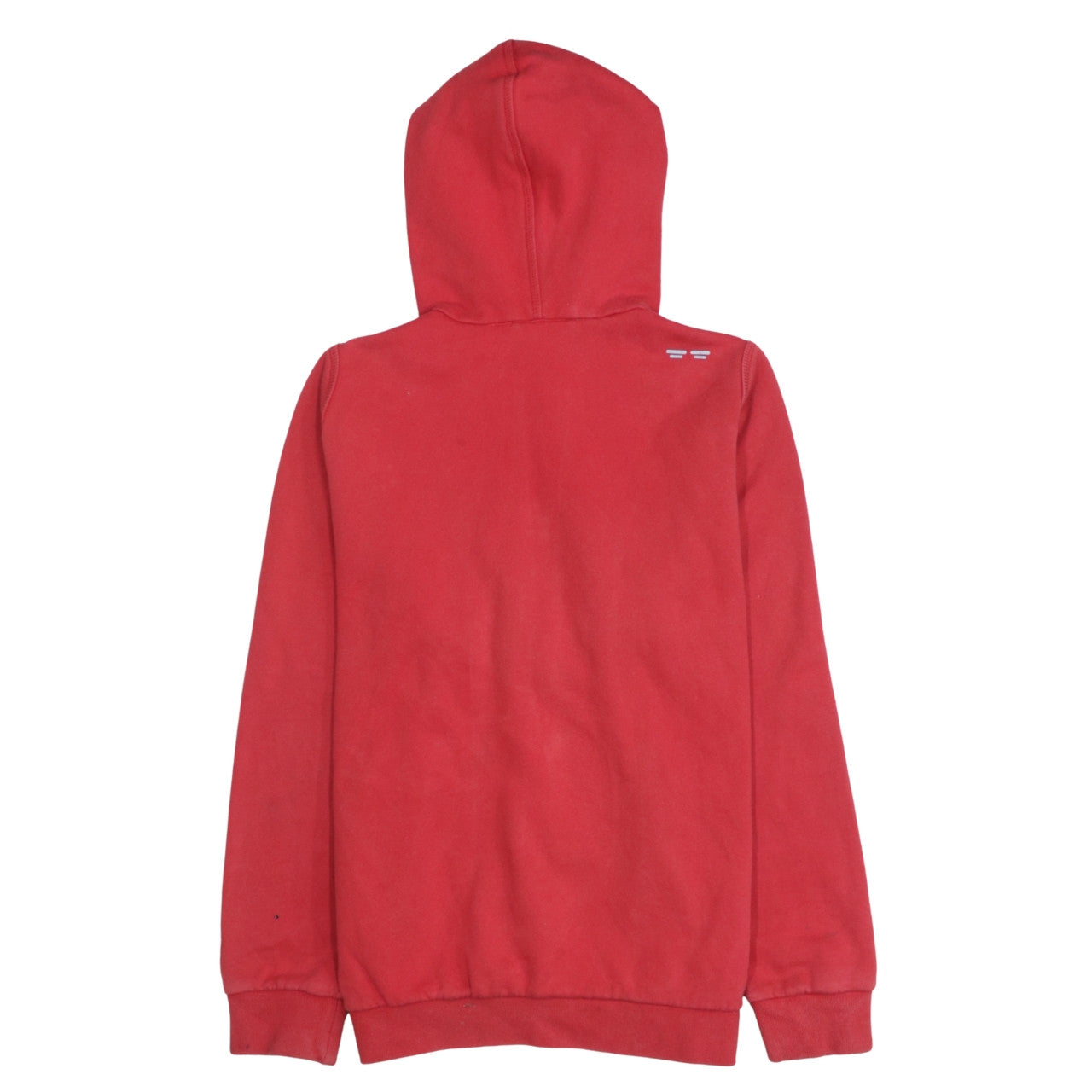 Puma Boys Red Full Zip Fleece Hoodie Size 32/34 with Logo Design