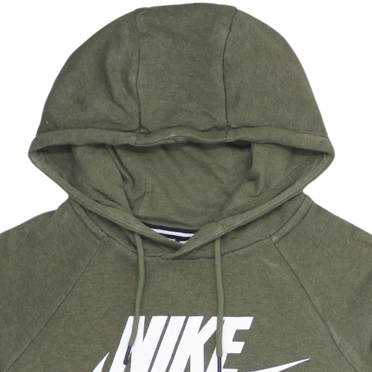 Nike Men's Green XS Pullover Hoodie with Logo Graphic Print
