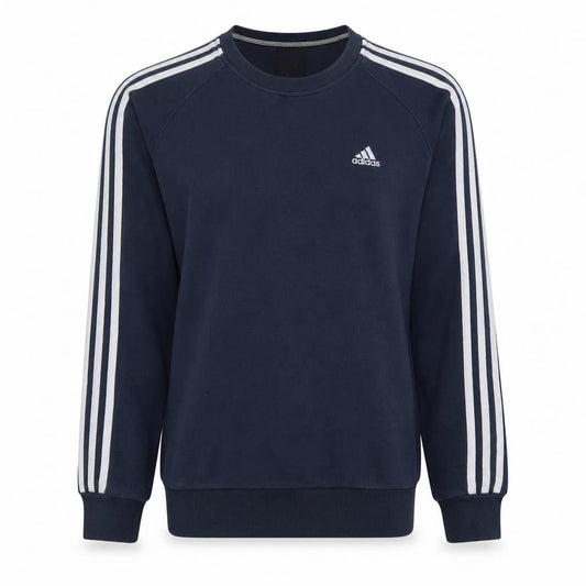 Adidas Men's Blue Crew Neck Pullover Sweatshirt Size S