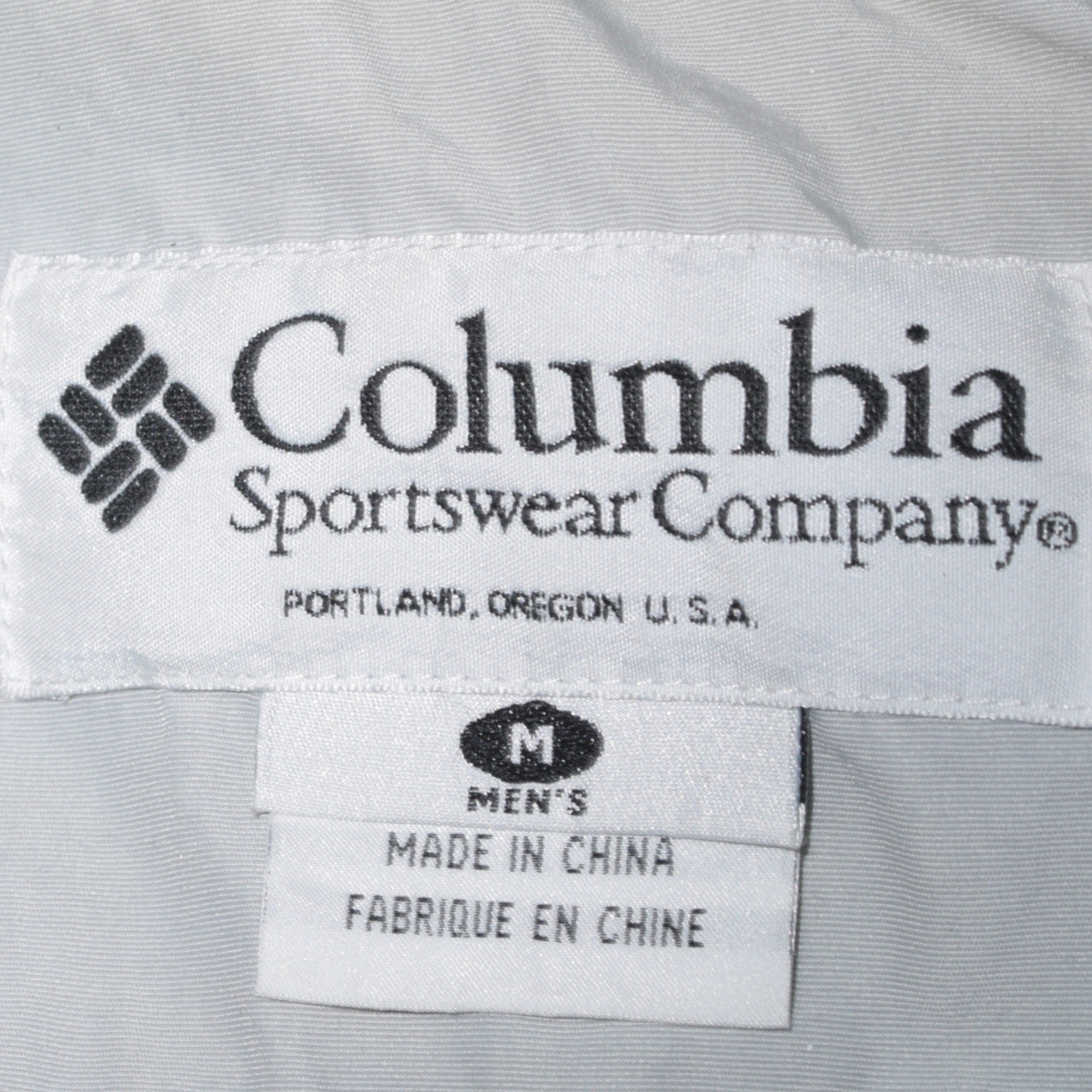 Columbia Men's Grey Red Hooded Parka Winter Jacket Size M