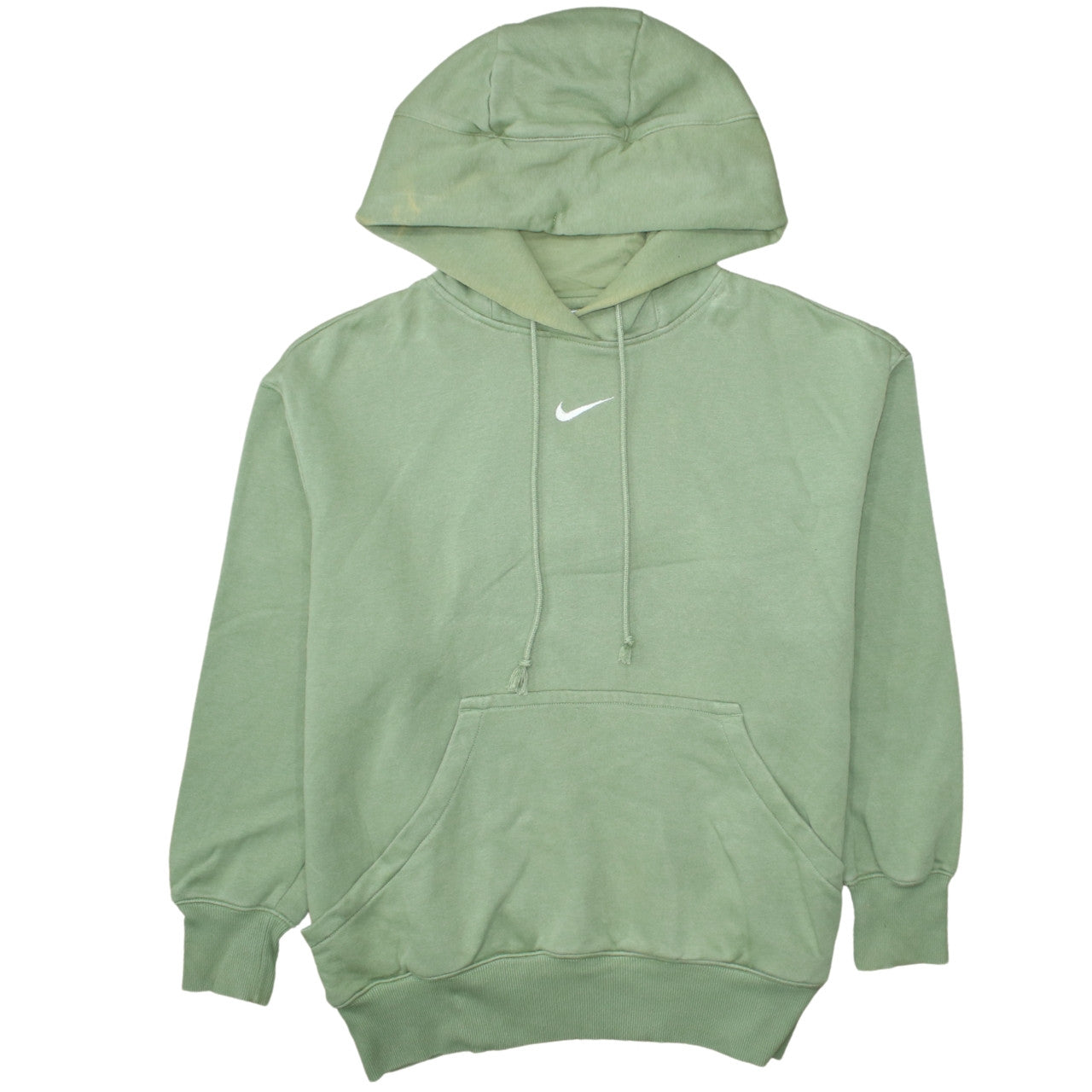 Nike Men's Green Pullover Hoodie Size S Fleece Regular Fit