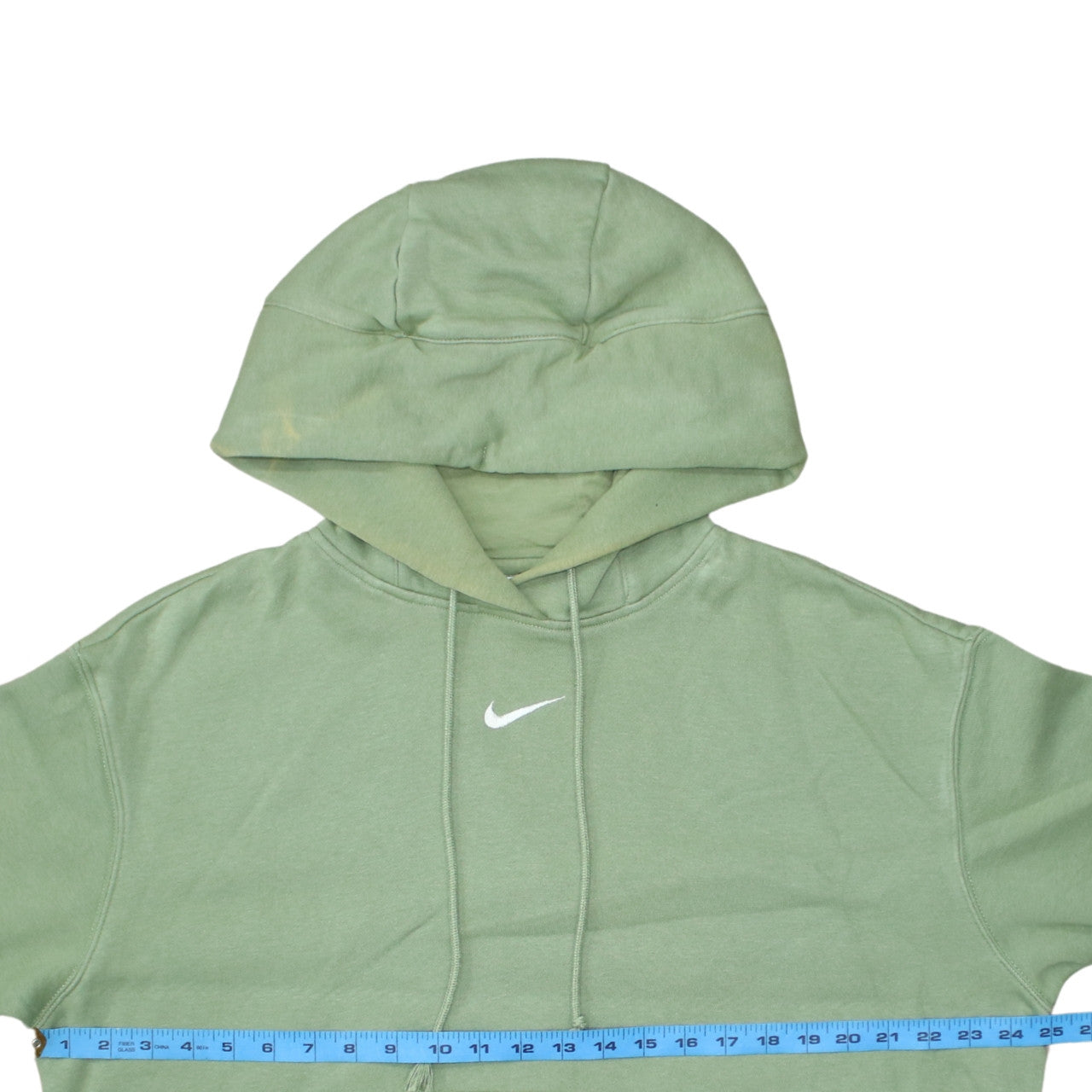 Nike Men's Green Pullover Hoodie Size S Fleece Regular Fit