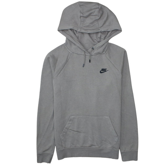 Nike Men's Grey Pullover Hoodie S Regular Fit Sportswear