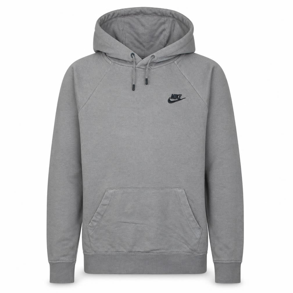 Nike Men's Grey Pullover Hoodie S Regular Fit Sportswear