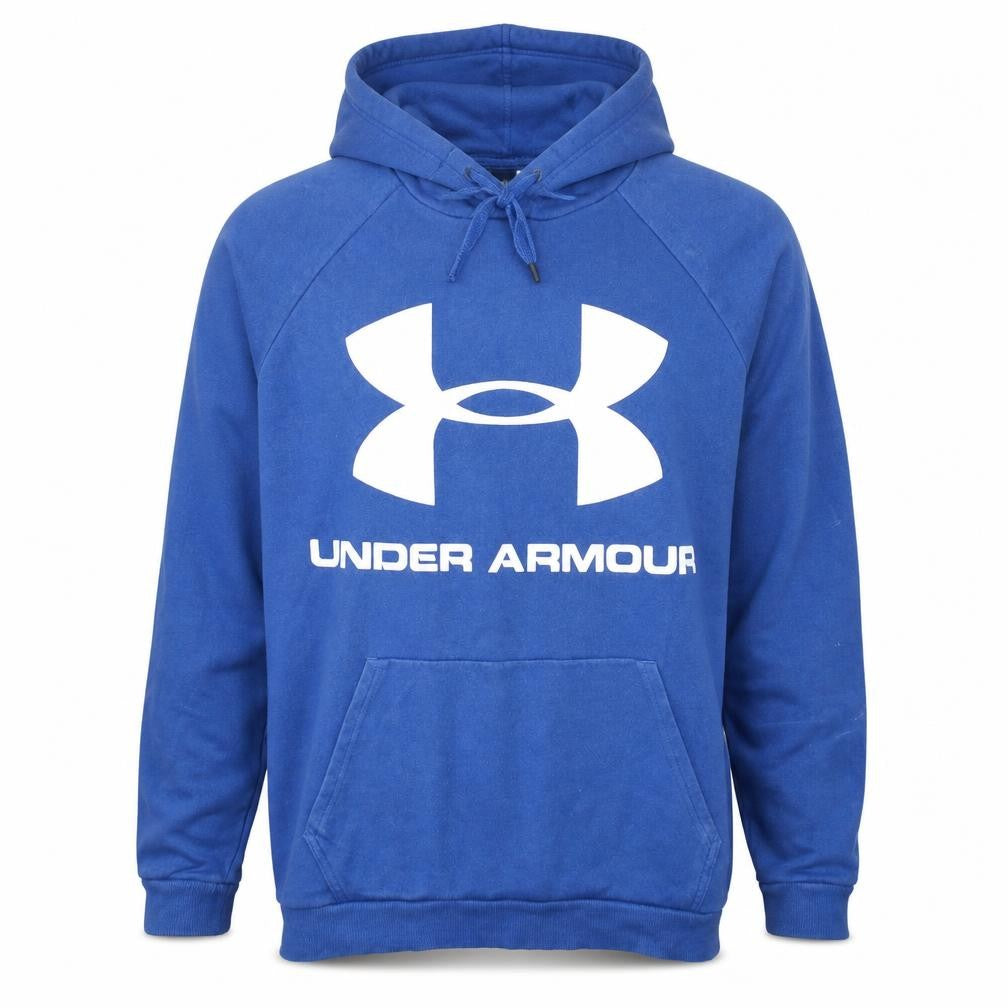 Under Armour Mens Blue XL Pullover Hoodie Sweatshirt with Logo