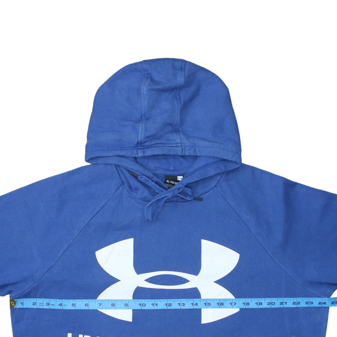 Under Armour Mens Blue XL Pullover Hoodie Sweatshirt with Logo