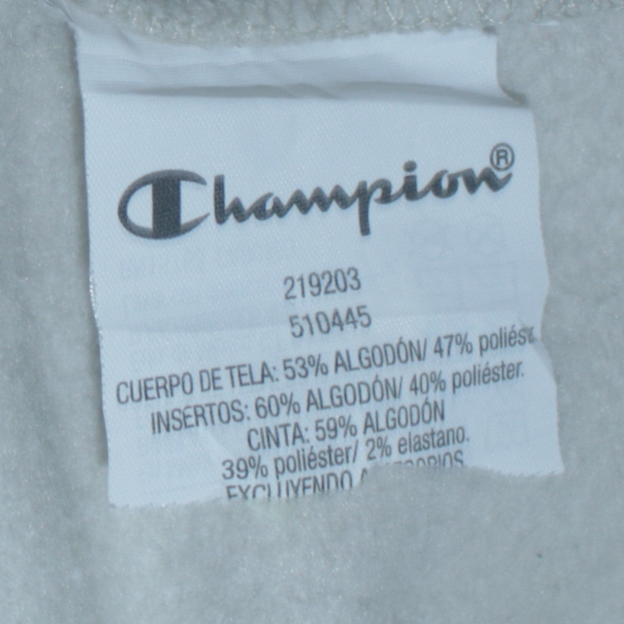 Champion Men's Beige Small Pullover Hoodie Logo Sweatshirt