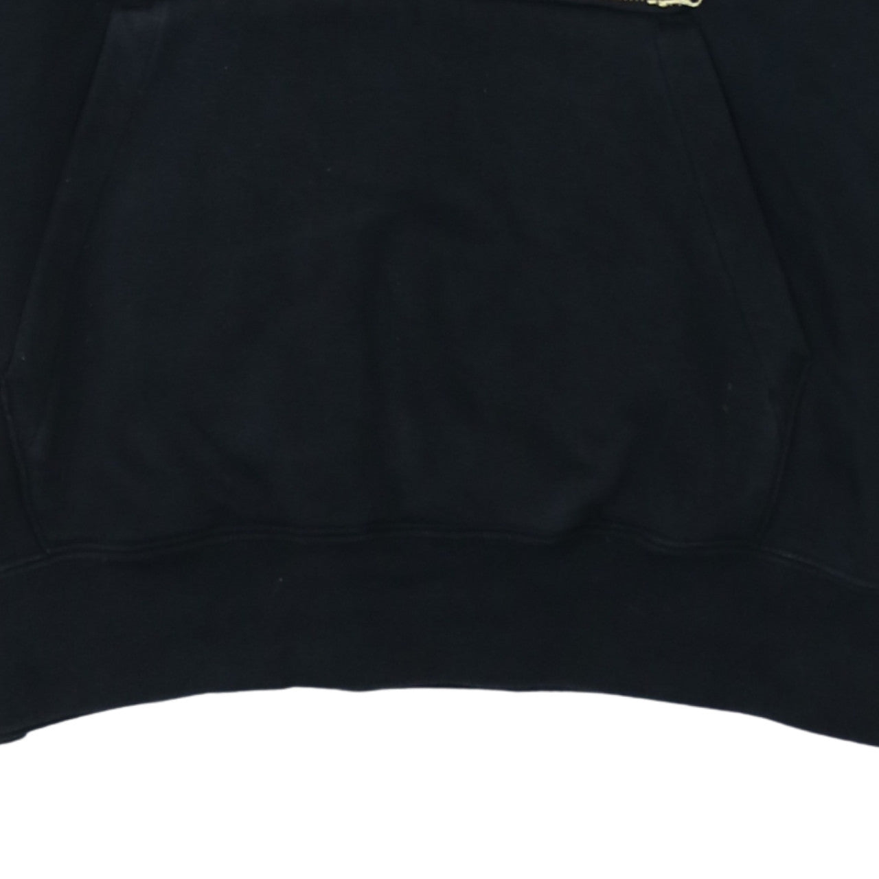 Nike Men's Black Oversized Pullover Hoodie Small Logo Zip Pocket
