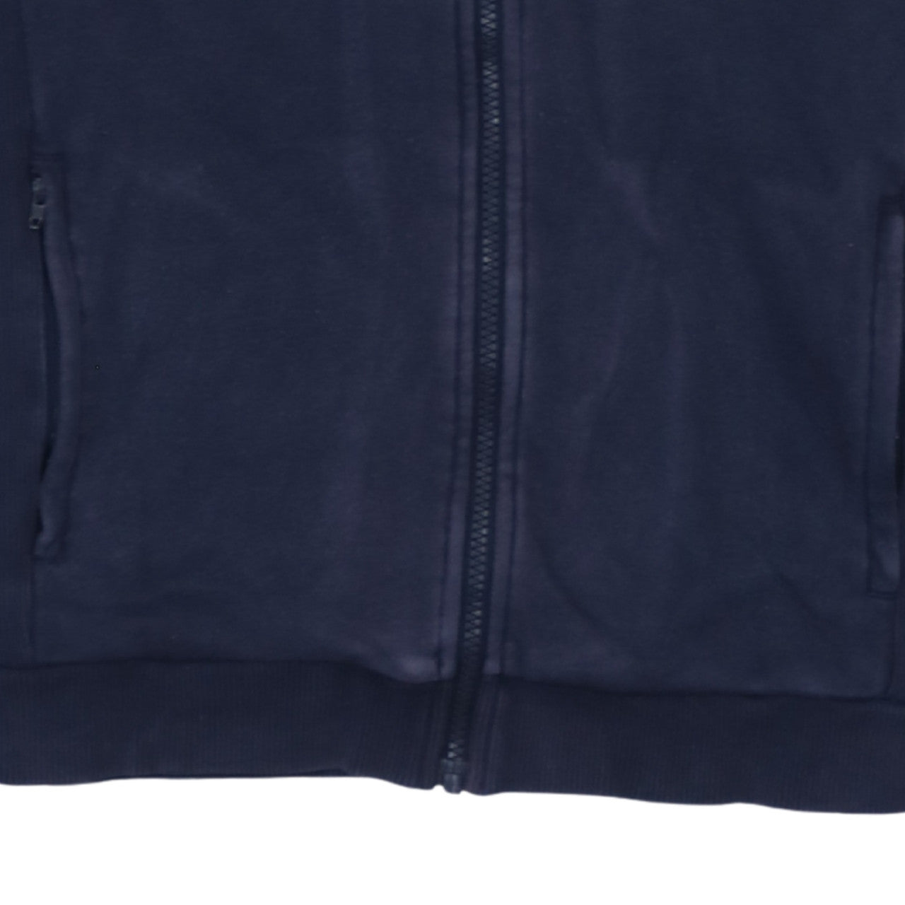 Lacoste Sport Women's Navy Full Zip Hoodie Size 6 Cotton Blend