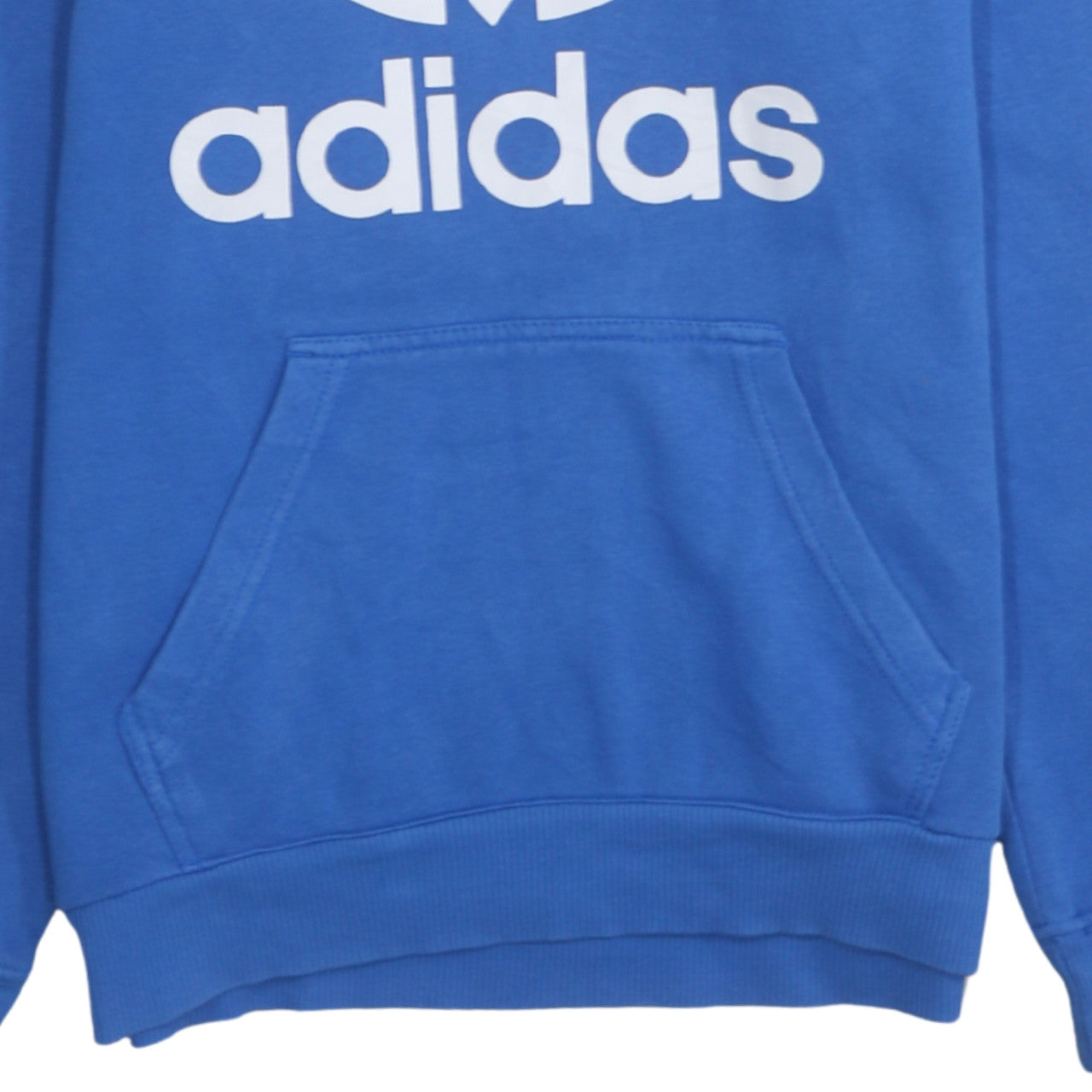 Adidas Men's Blue Pullover Hoodie XS Sports Logo Pullover