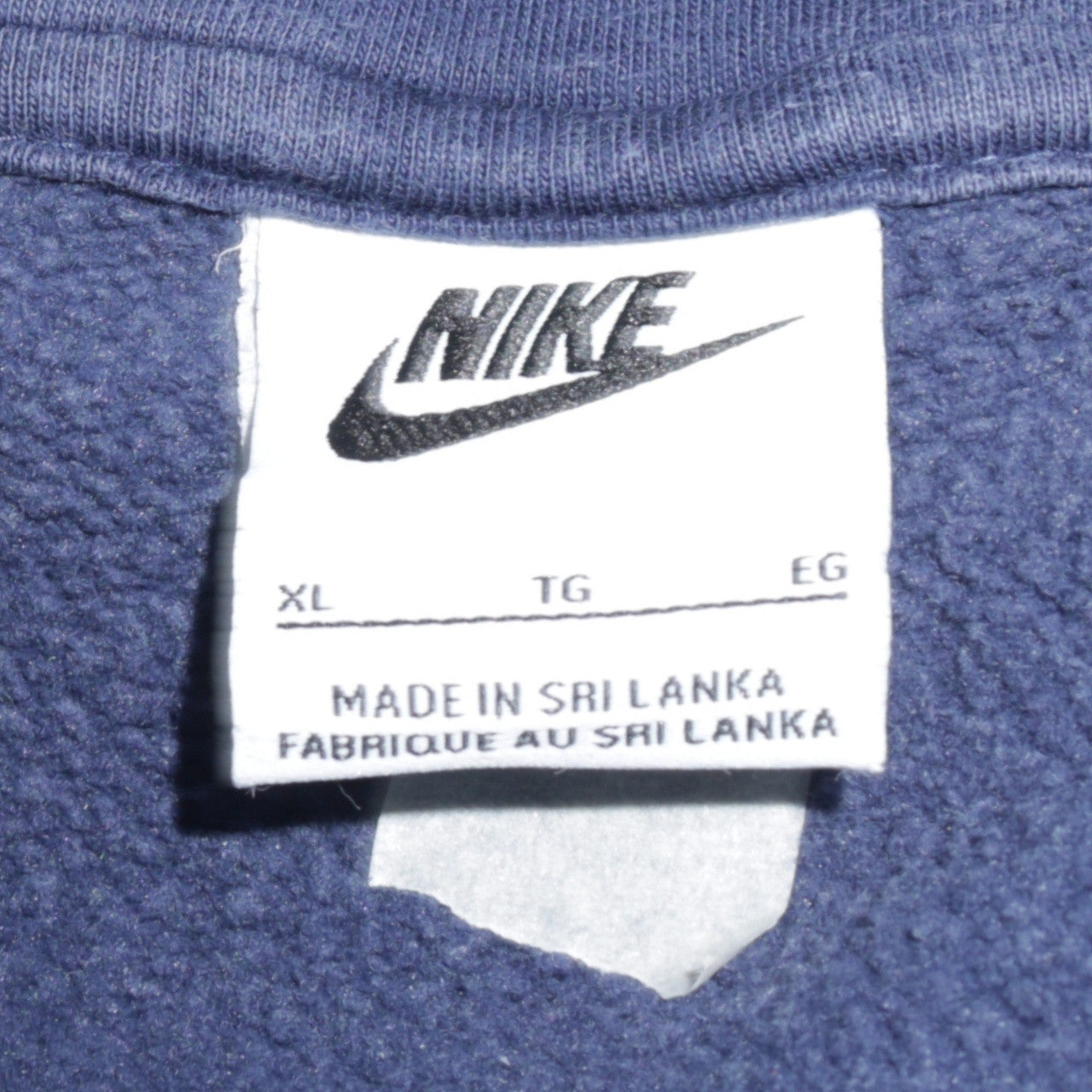 Nike Men's Blue XL Full Zip Hoodie Fleece Sweatshirt