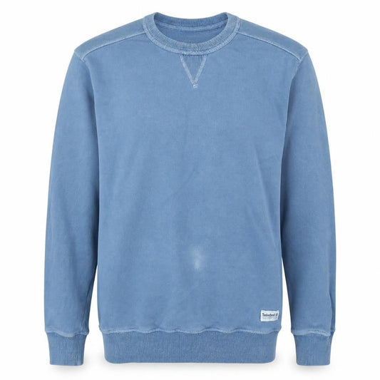 Timberland Men's Blue Regular Fit Cotton Pullover Sweatshirt Size S