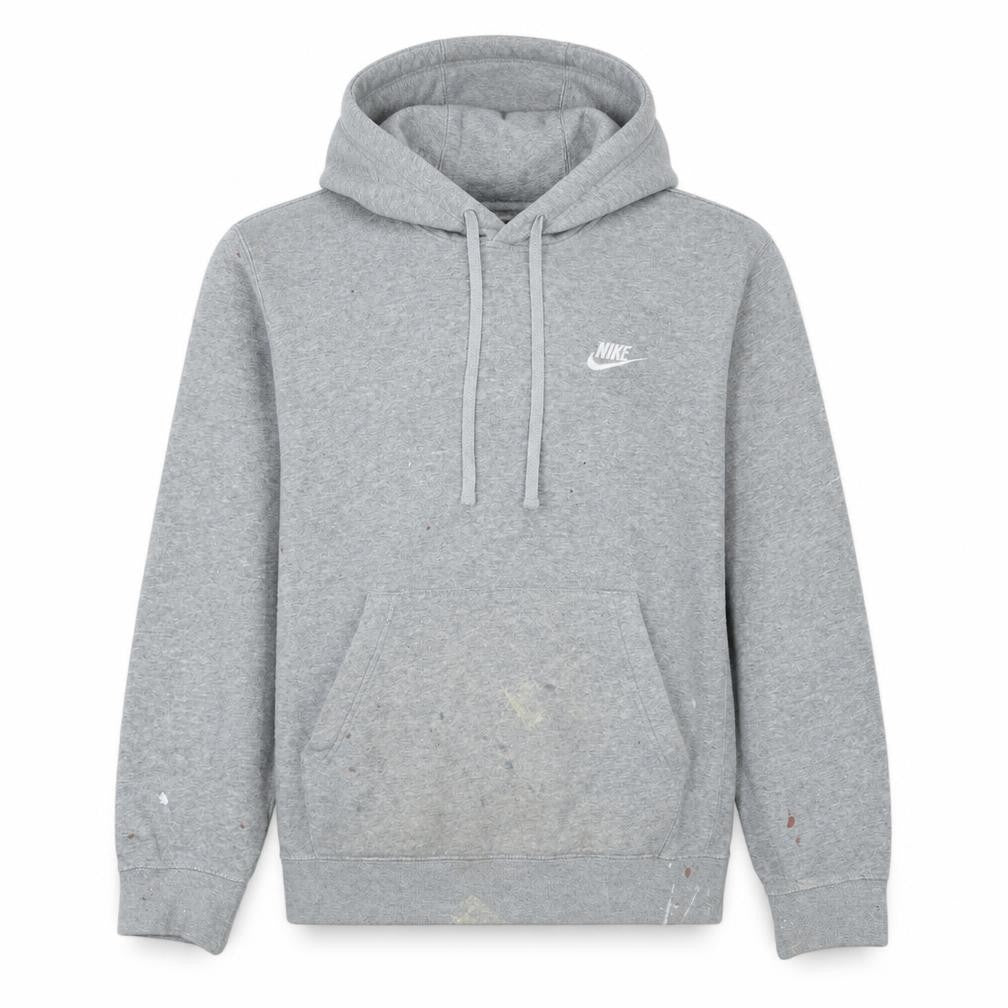 Nike Men’s Grey Pullover Hoodie XS Regular Fit Sports Style