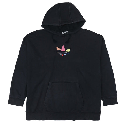 Adidas Women Black Hoodie Size 18 Pullover Hooded Sweatshirt