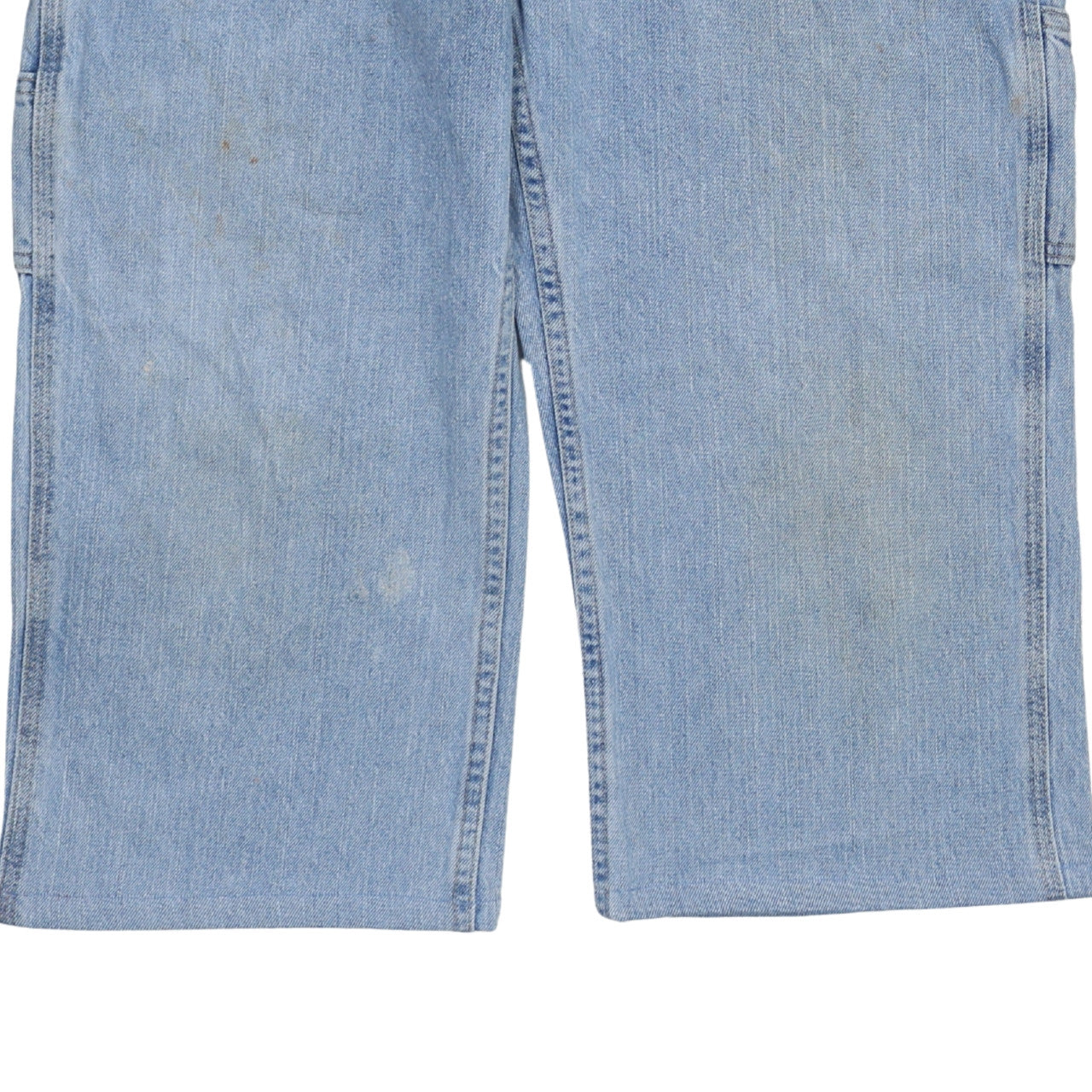 Faded Glory Men's Blue Denim Cargo Shorts Size 34 Regular Fit
