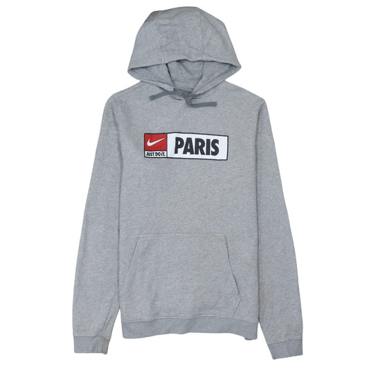 Nike Men’s Grey Paris Pullover Hoodie Medium Graphic Fleece