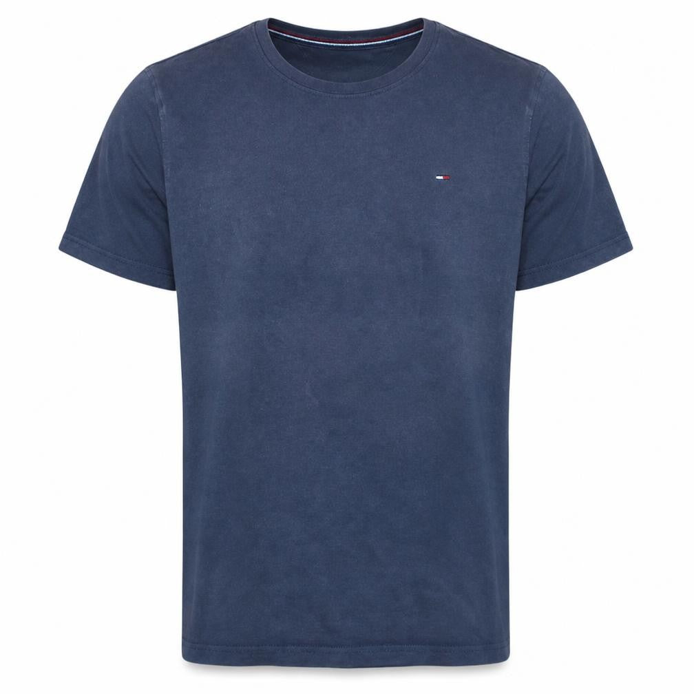 Tommy Hilfiger Denim Men's Blue XL Crew Neck Cotton T-Shirt