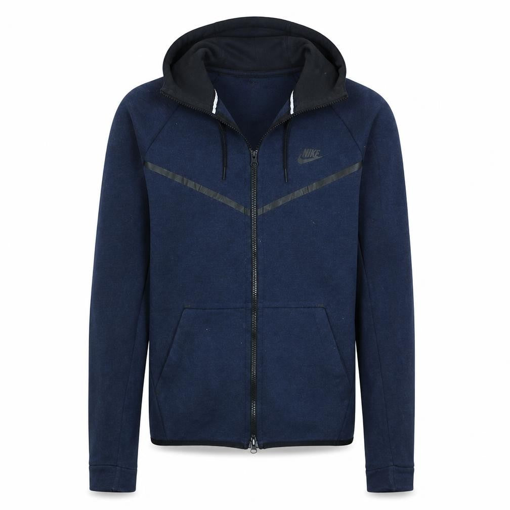 Nike Men's Blue Full Zip Hoodie Size M Sportswear Sweatshirt