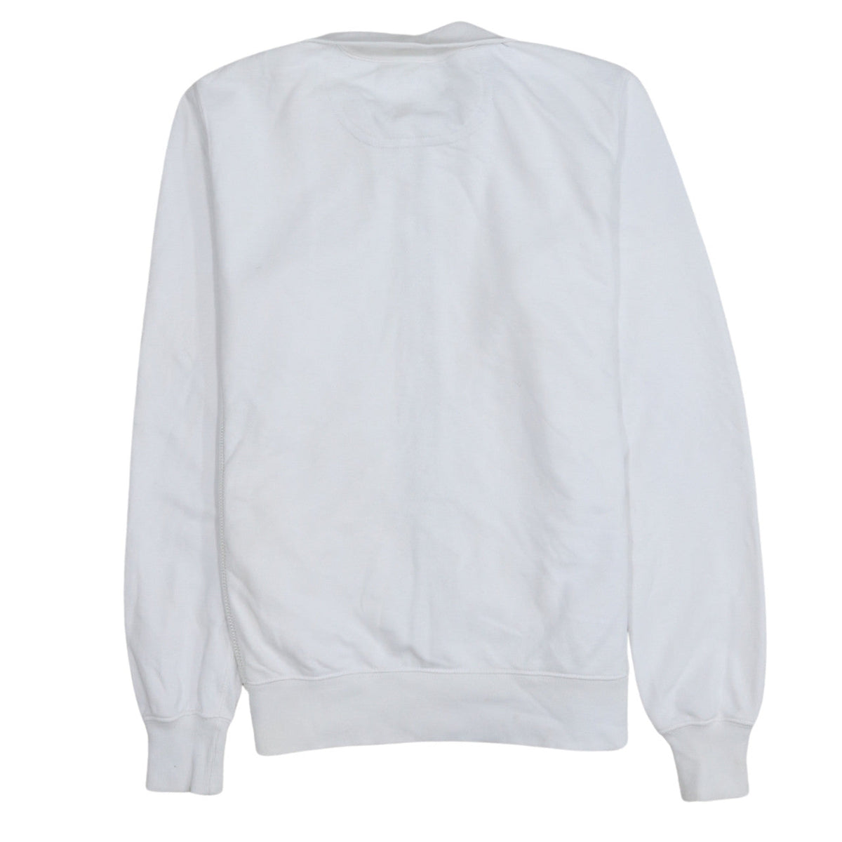 Champion Women’s White Easy Fit Track Jacket M Full Zip Cotton Blend