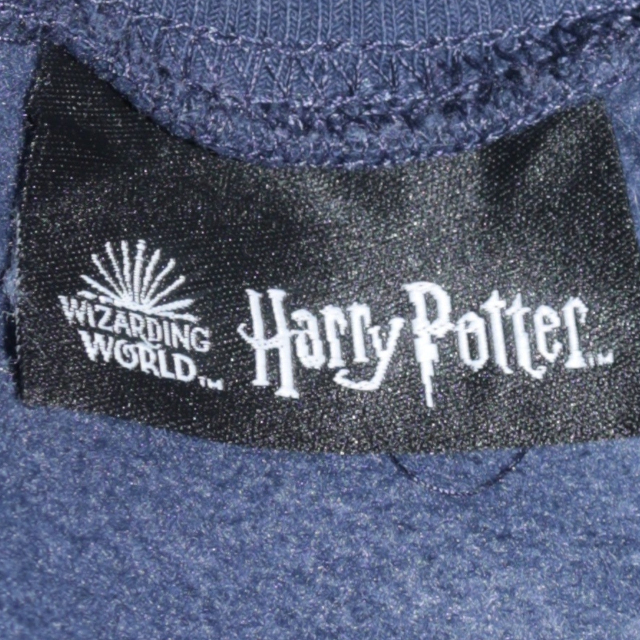 Harry Potter Women's Navy Sweatshirt by George Size S 8-10 Crew Neck Dumbledore's Army