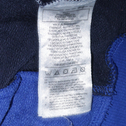 Additional view of Adidas boys’ blue colourblock pullover hoodie 14 years cotton blend