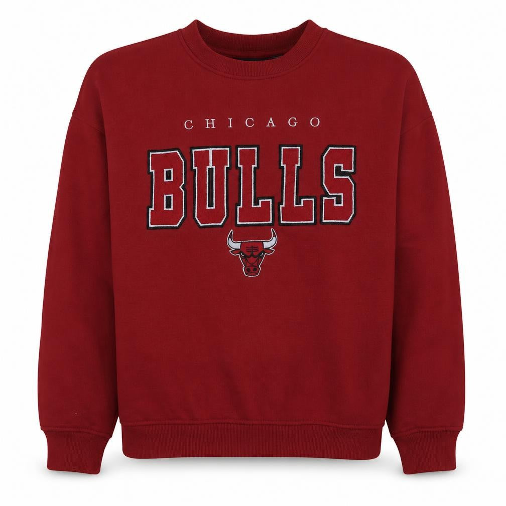 Primark NBA Chicago Bulls Red Crew Neck Sweatshirt Women’s M 12-14