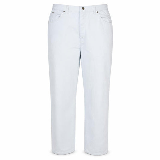 Wrangler Women's White High-Rise Straight Jeans Size 16 Vintage Denim