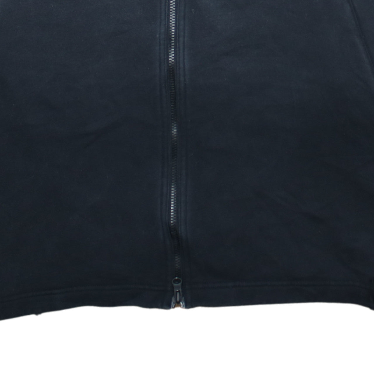 Adidas Women Black Short Sleeve Full Zip Sweatshirt Size 16-18