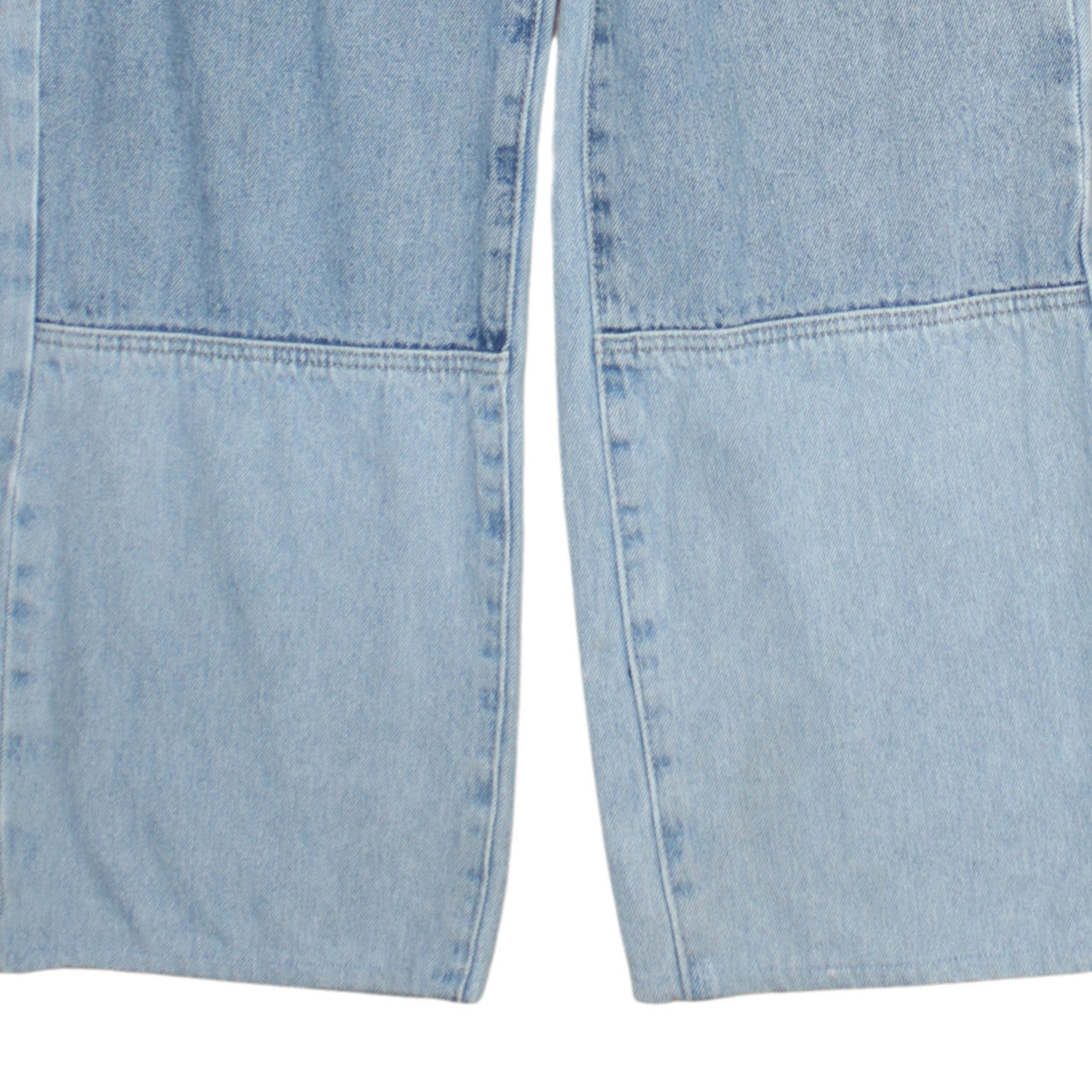Simple Society Women's Blue Straight Leg Light Wash Jeans Size 8
