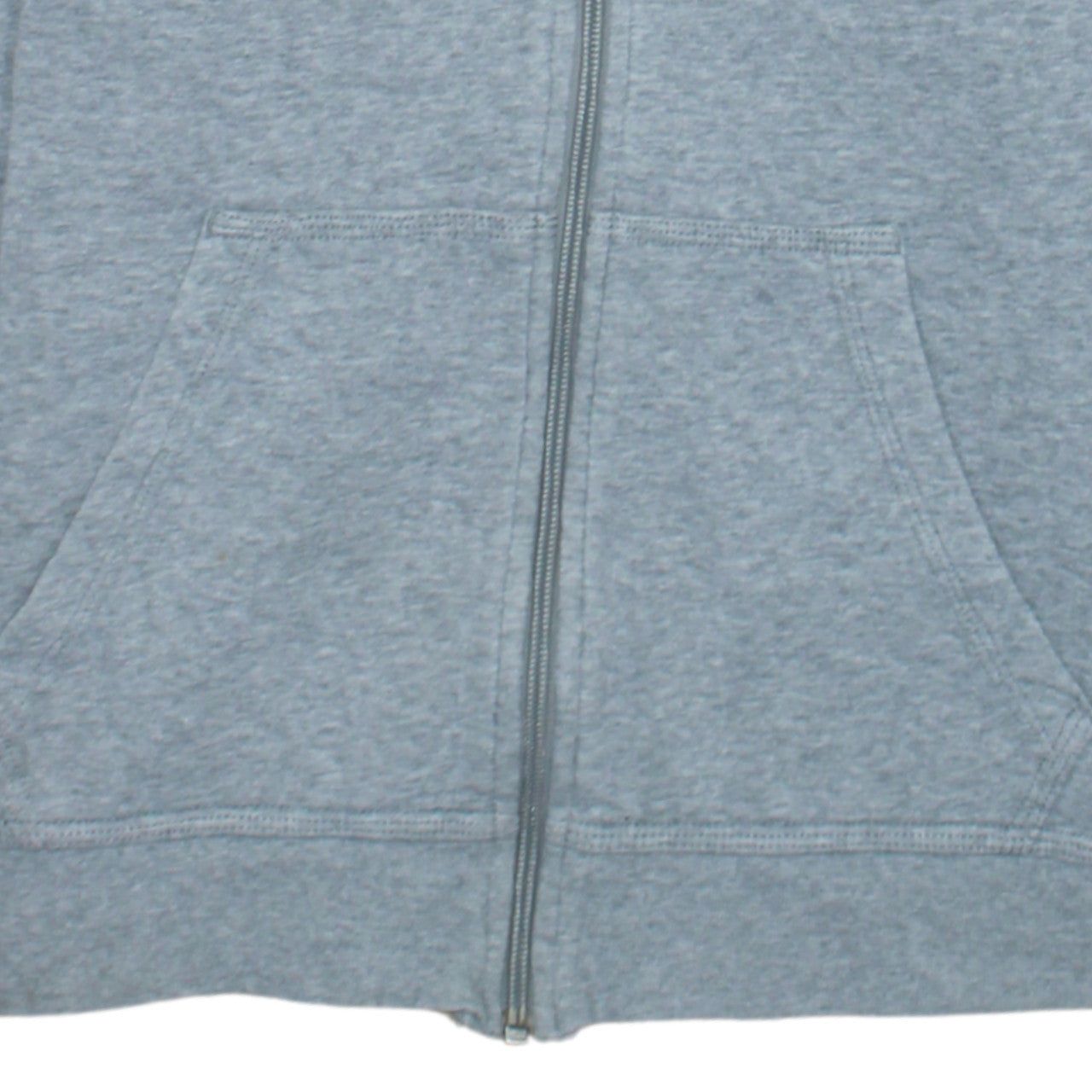Nike Boys Grey Full Zip Fleece Hoodie Size 13-15 Years Regular Fit