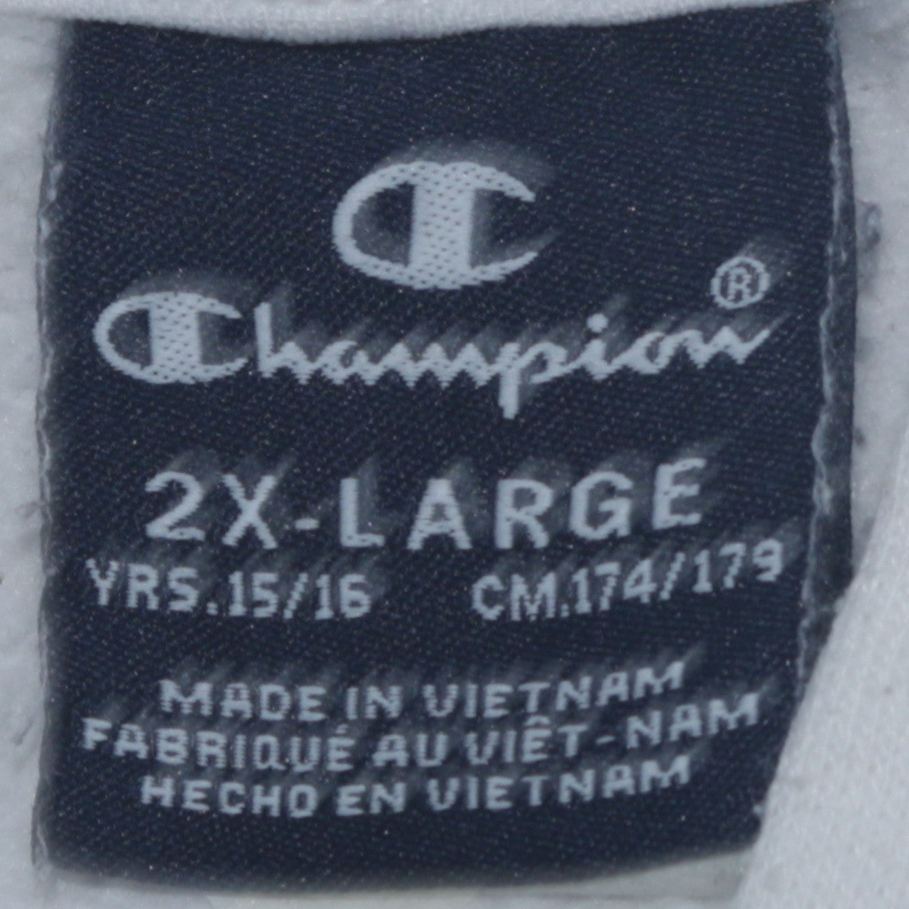 Champion Boys White Pullover Hoodie 15-16 Years Logo Fleece Sweatshirt