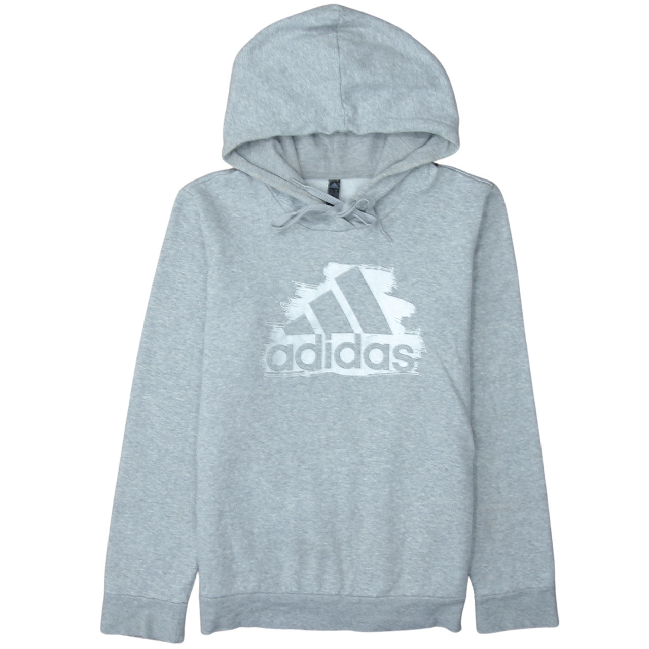 Adidas Women Grey Pullover Hoodie Size 12-14 Casual Sportswear