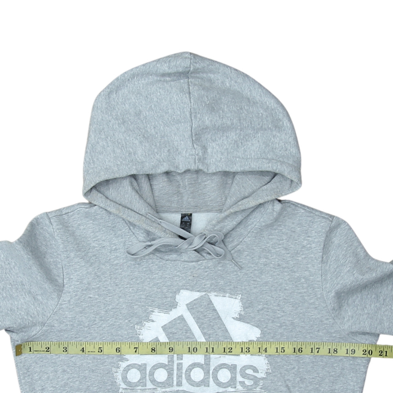 Adidas Women Grey Pullover Hoodie Size 12-14 Casual Sportswear