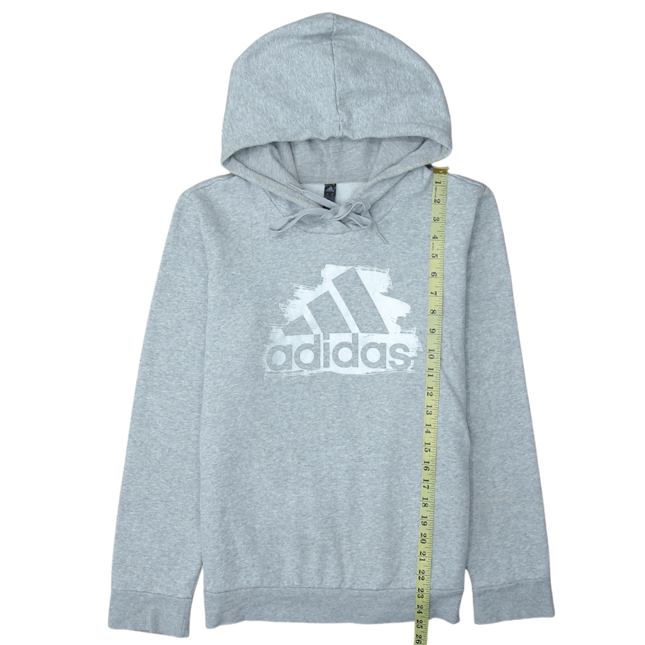 Adidas Women Grey Pullover Hoodie Size 12-14 Casual Sportswear