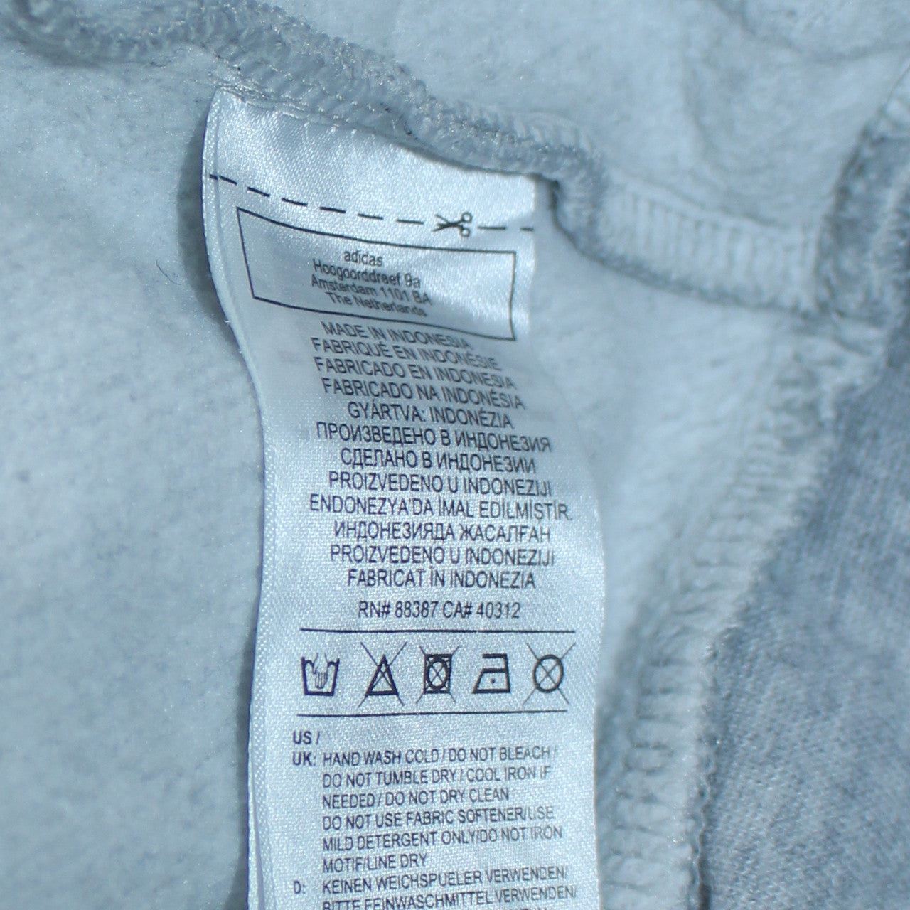 Adidas Women Grey Pullover Hoodie Size 12-14 Casual Sportswear