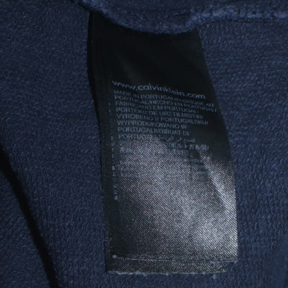 Preloved Calvin Klein Jeans Men's Blue Logo Sweatshirt Size S Regular Fit - Image 6