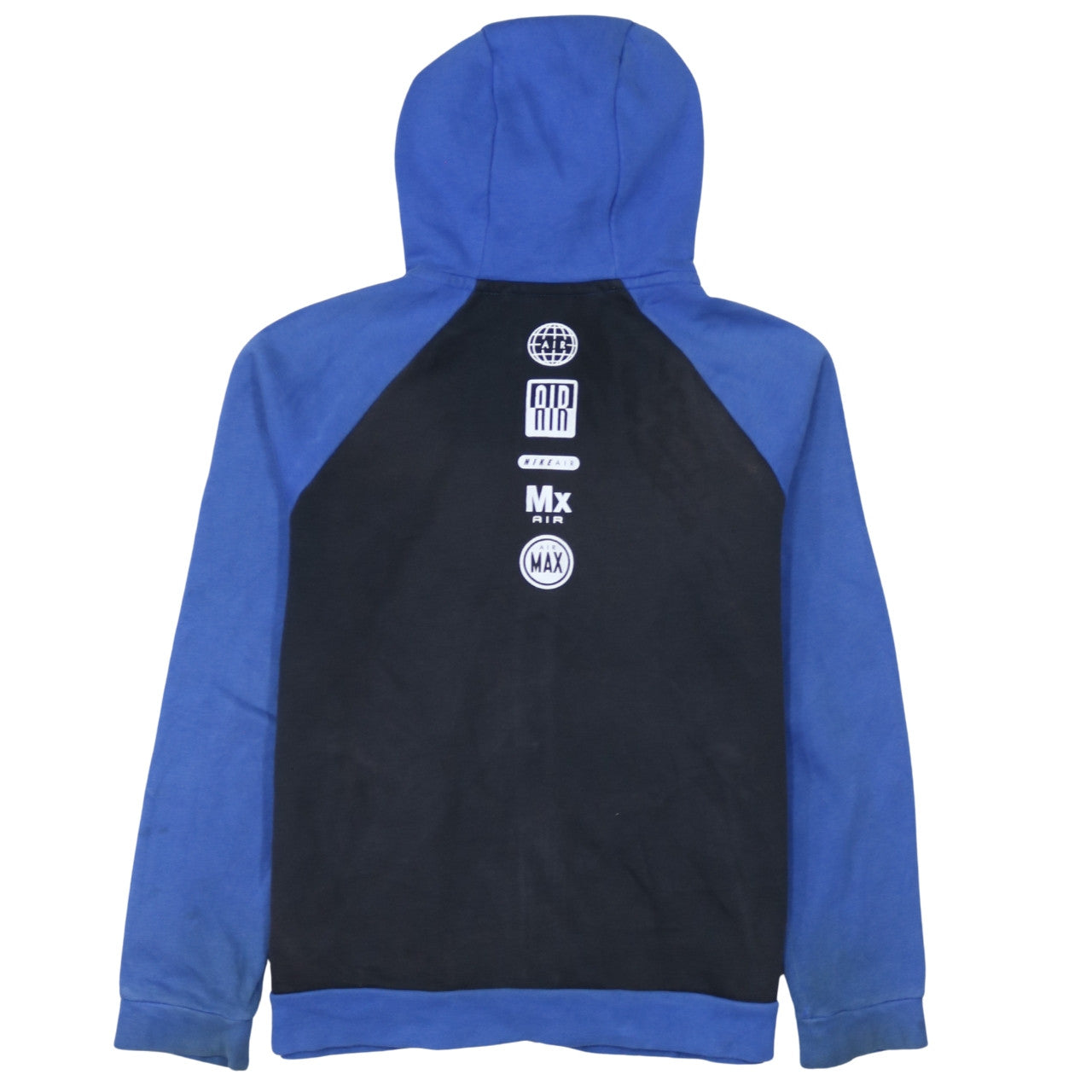 Nike Boys Blue Full Zip Hoodie Air Logo 13-15 Years Fleece