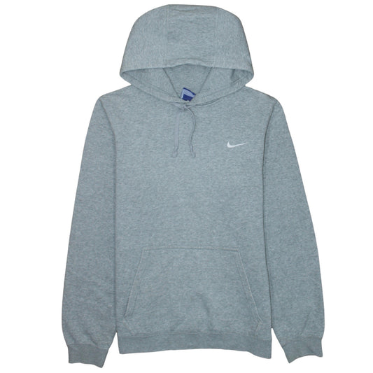 Nike Men's Grey Pullover Hoodie Size S Fleece Hooded Sweatshirt