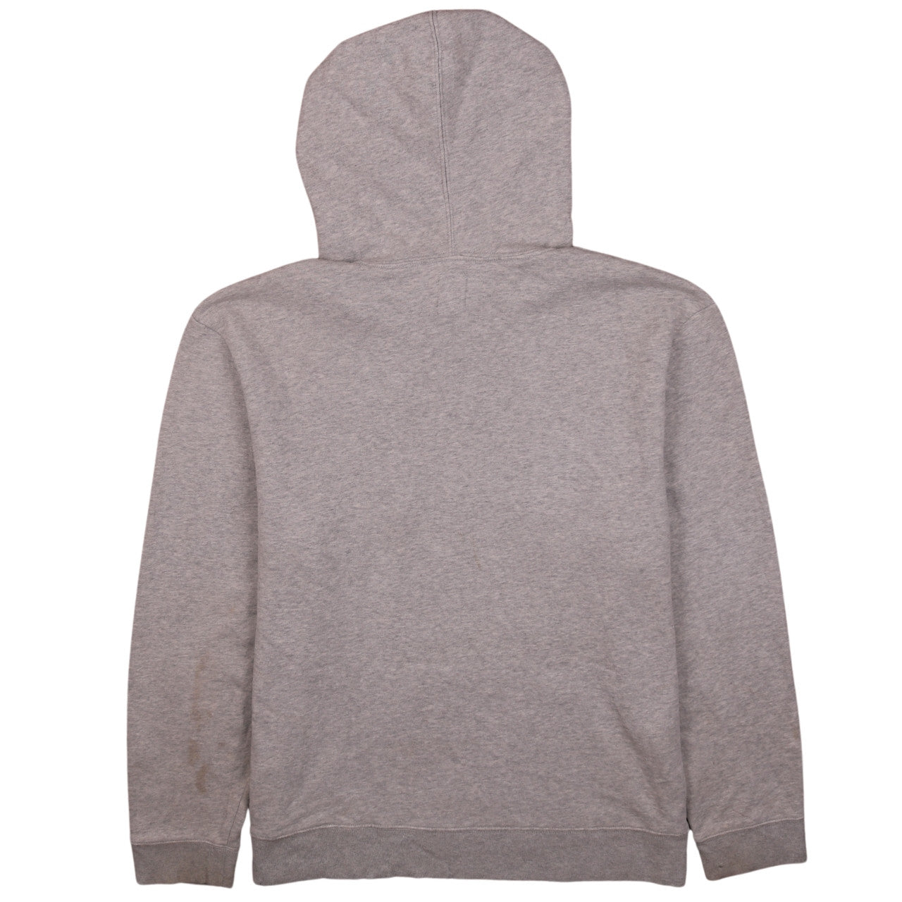GAP Men's Grey Logo Pullover Hoodie Size L Fleece Cotton Blend