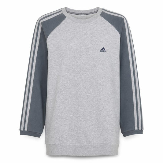 Adidas Men’s Grey Pullover Sweatshirt M Regular Fit Sportswear