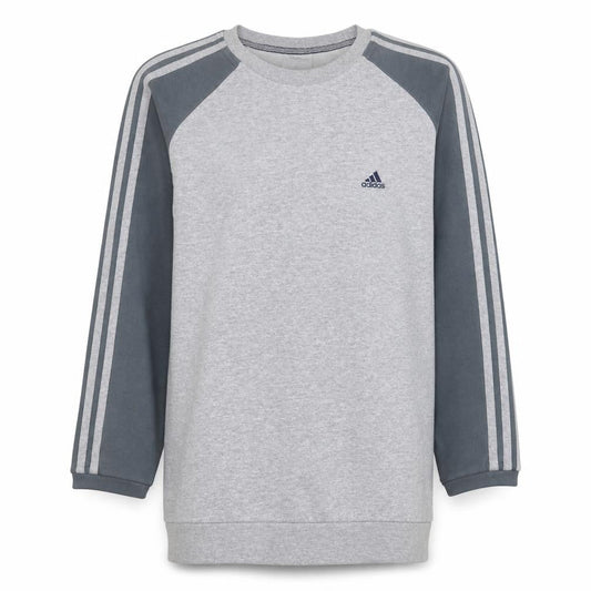 Adidas Men’s Grey Pullover Sweatshirt M Regular Fit Sportswear