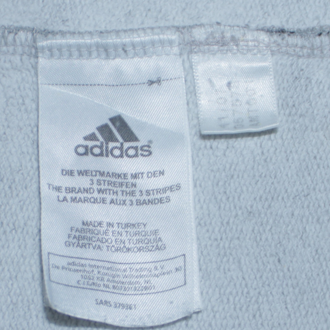 Adidas Men’s Grey Pullover Sweatshirt M Regular Fit Sportswear