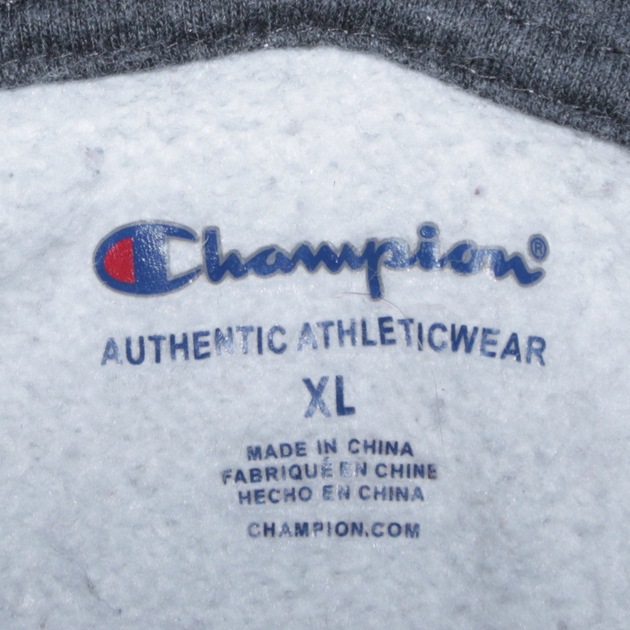 Champion Womens Beige Pullover Hoodie XL Fleece Lined Casual Sweatshirt