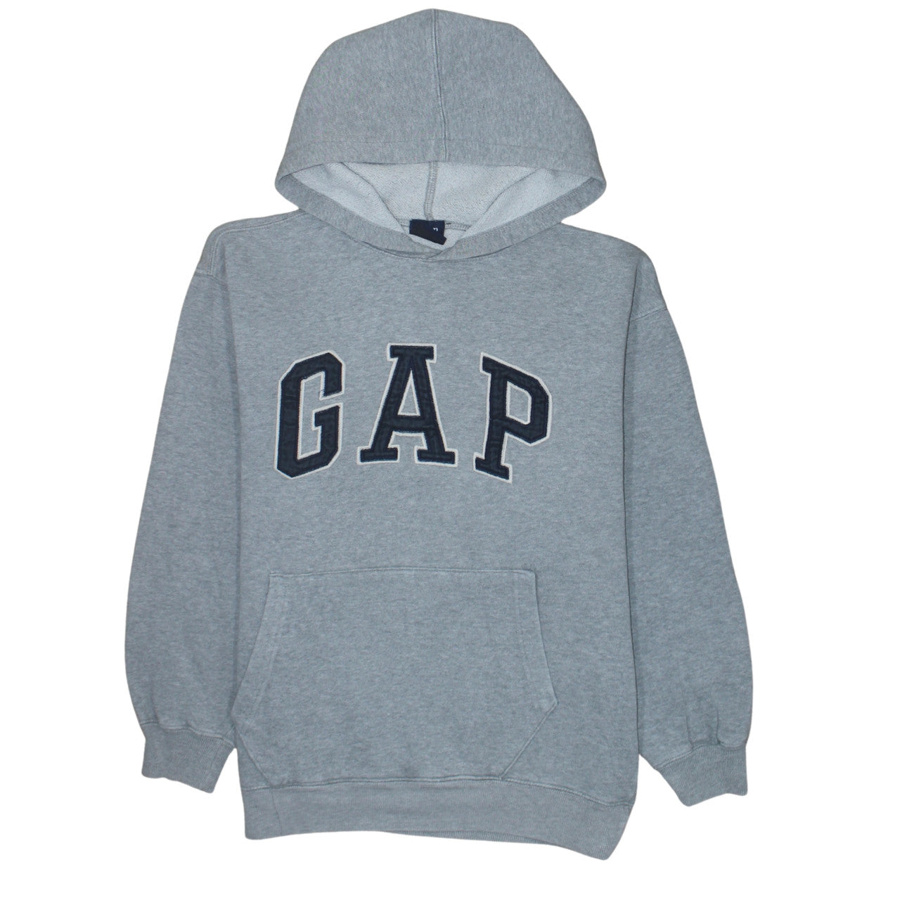 GAP Boys Grey 2XL Pullover Fleece Hoodie with Logo