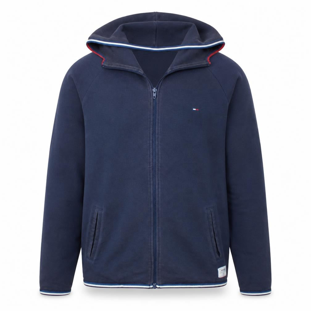 Hilfiger Denim Men's Blue Full Zip Hoodie M Regular Fit